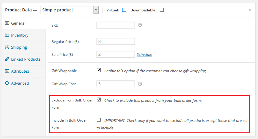 bulk order form product limiter extension woocommerce bulk order form