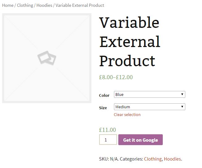 Improved External Product Variation Front End