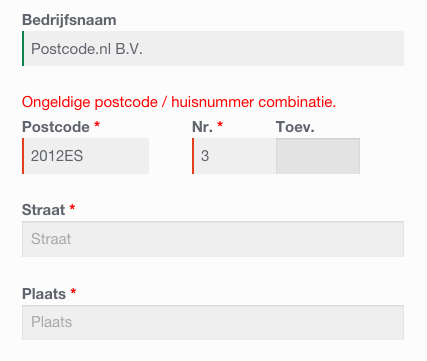WooCommerce Nederlandse Postcode Checker