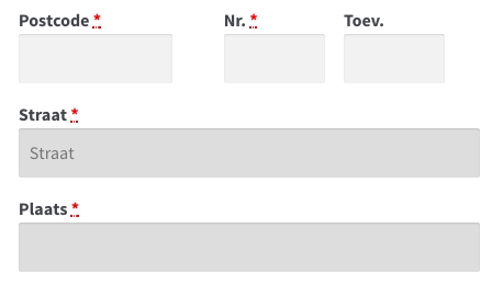 Postcode checker showcase